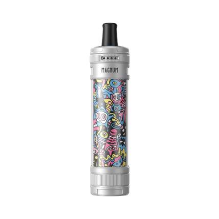 Aspire Magnum E-Shisha - Silver & Little Monsters